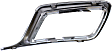 Front, Passenger Side Fog Light Trim, Chrome, Sedan