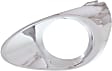 Front, Passenger Side Fog Light Trim, Chrome, Base Model, with out F Sport Package