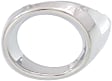 Front, Passenger Side Fog Light Trim, Chrome, Base Model