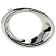 Front, Passenger Side Fog Light Trim, Chrome, Ring Bezel, Base Model