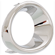 Front, Driver Side Fog Light Trim, Chrome, Ring Bezel, Base Model