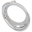 Front, Driver Side Fog Light Trim, Chrome, Ring Bezel, Base Model