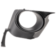 Front, Passenger Side Fog Light Trim, Textured Black, Base Model