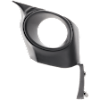 Front, Driver Side Fog Light Trim, Textured Black, Base Model