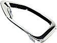 Front, Passenger Side Fog Light Trim, Chrome, Base Model