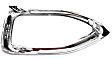 Front, Passenger Side Fog Light Trim, Chrome, Base Model