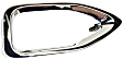 Front, Driver Side Fog Light Trim, Chrome, Base Model