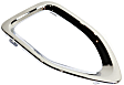 Front, Driver Side Fog Light Trim, Chrome, Base Model