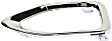 Front, Driver Side Fog Light Trim, Chrome, Base Model