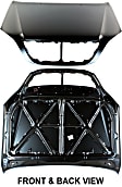 2009 Lexus GX470 - Factory Style Hood, Steel, Primed