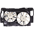 2015-2017 Lexus NX200t - Radiator Fan - Includes Controllers (2), Dual Fan, 4 Cyl., 2.0L Engine