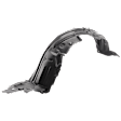 Front, Passenger Side Fender Liner, 4 Cyl., 2.4L Engine