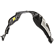 Front, Passenger Side Fender Liner, with Extension Sheet, Base Model, CAPA CERTIFIED