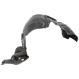 Front, Passenger Side Fender Liner, Base Model, Without F Sport Package