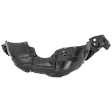 Front, Passenger Side Fender Liner, Base Model, Without F Sport Package