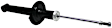 Rear, Driver or Passenger Side Bare Strut, Base Model, 8 Cyl., 4.0L Engine