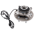 Front, Driver or Passenger Side Wheel Hub, With Bearing, With Sensor, 6 x 5.31 in. Bolt Pattern, Four Wheel Drive