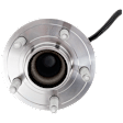 Front, Driver or Passenger Side Wheel Hub, With Bearing, With Sensor, 5 x 4.45 in. Bolt Pattern, 8 Cyl., 4.6L Engine
