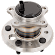 Rear, Passenger Side Wheel Hub, 5 Lugs, With Bearing, With Sensor