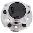Rear, Passenger Side Wheel Hub, 5 Lugs, With Bearing, With Sensor