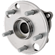 Rear, Driver or Passenger Side Wheel Hub, With Bearing, 5 x 4.5 in. Bolt Pattern, Base Model, 8 Cyl., 4.3L Engine, RWD
