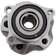Rear, Driver or Passenger Side Wheel Hub, With Bearing, 5 x 4.5 in. Bolt Pattern, AWD