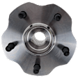 Rear, Driver or Passenger Side Wheel Hub, With Bearing, 5 x 4.5 in. Bolt Pattern, AWD