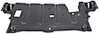 Rear Engine Splash Shield, Base Model