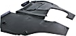 Rear Engine Splash Shield, Base Model