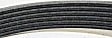 Serpentine belt, 6 Rib Count