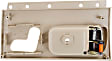 Front, Driver Side Interior Door Handle, Beige Bezel with Chrome/Gold Lever, Without Door Lock Hole, Heater and Memory Switch Hole, 8 Cyl., 4.6L Engine