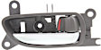 2006-2015 Lexus IS250 - Front, Passenger Side Gray bezel with chrome lever Interior Door Handle, With door lock button