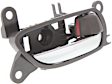 2006-2015 Lexus IS250 - Front, Passenger Side Gray bezel with chrome lever Interior Door Handle, With door lock button
