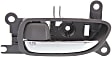 2006 Lexus IS250 Base - Front, Driver Side Gray bezel with chrome lever Interior Door Handle, With door lock button