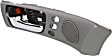 2002-2003 Lexus ES300 - Front, Driver Side Interior Door Handle, Gray Bezel with Chrome Lever, With Door Lock Button, Base Model