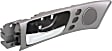 2002-2003 Lexus ES300 - Front, Driver Side Interior Door Handle, Gray Bezel with Chrome Lever, With Door Lock Button, Base Model