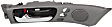 2002-2003 Lexus ES300 - Front, Driver Side Interior Door Handle, Gray Bezel with Chrome Lever, With Door Lock Button, Base Model