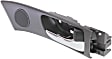 2004-2006 Lexus ES330 - Front, Passenger Side Interior Door Handle, Black Bezel with Chrome Lever, With Door Lock Button, Base Model