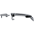 2019 Ford Flex Limited - Front, Passenger Side or Rear, Driver or Passenger Side Chrome Exterior Door Handle, Without Key Hole