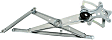 Front, Driver Side Power Window Regulator, Without Motor