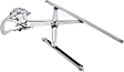 Front, Driver Side Power Window Regulator, Without Motor