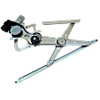 Front, Passenger Side Window Regulator, Power, With 5 Prong Connector With Anti-Pinch Feature, Base Model