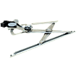 Front, Passenger Side Window Regulator, Power, With 5 Prong Connector With Anti-Pinch Feature, Base Model