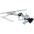 Front, Passenger Side Window Regulator, Power, With 5 Prong Connector With Anti-Pinch Feature, Base Model