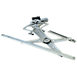 Front, Driver Side Window Regulator, Power, With 5 Prong Connector With Anti-Pinch Feature, Base Model