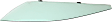 Front, Driver Side Door Glass, Green Tint, Replaces NAGS No. FD25776 GTYN