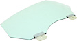 Front, Driver Side Door Glass, Green Tint, Replaces NAGS No. DD12303 GTYN