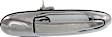 Rear, Passenger Side Chrome Exterior Door Handle, Without Key Hole