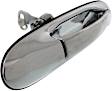 Rear, Passenger Side Chrome Exterior Door Handle, Without Key Hole