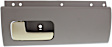 Rear, Driver Side Interior Door Handle, Gray Bezel with Chrome/Gold Lever, Without Door Lock Hole, Heater and Memory Switch Hole, 8 Cyl., 4.6L Engine